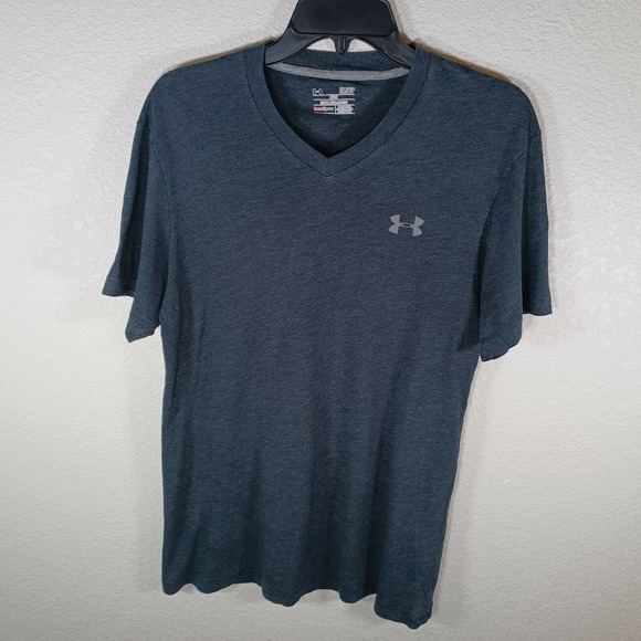 Men's Small Dark Blue Under Armour Heatgear T-Shirt - Picture 11 of 11